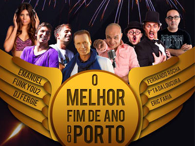 O Melhor Fim de Ano do Porto - плакат вечеринки